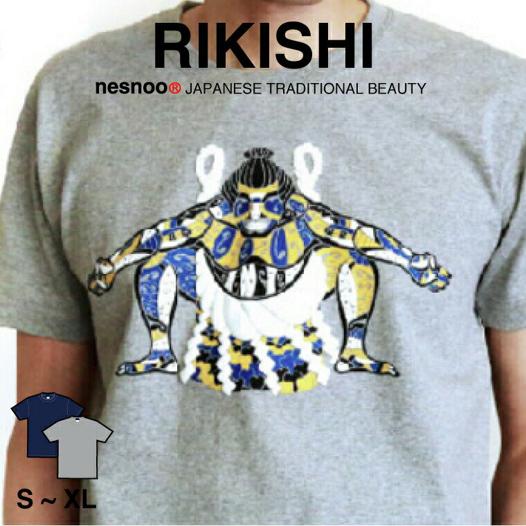 tシャツ 雲龍力士 OtACCIMAN des PLIME x nesnoo 和柄 発砲プリント 相撲 半袖 メンズ レディース ユニセックス ネスノ 春服 春...
