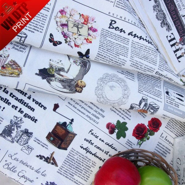 ( カットクロス ) ファームニュースリネンカットクロス 手芸 布 生地 手作り コットンリネン 北欧 おしゃれ 手芸用品 【 商用利用可 】のサムネイル