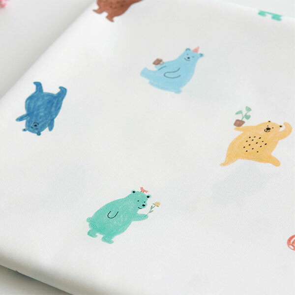 乐天商城 - ( コットン ) Funny bear (ファニーベアー) コットン（抗菌防臭加工） 【 商用利用可 】