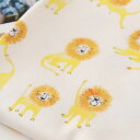 ( コットン ) ハローライアンコットン(抗菌防臭加工) 【 手作り 手芸 動物柄 】 【 商用利用可 】