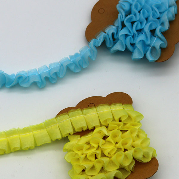 樂天商城 - ( レース ) オーガンジー フリルレース 2color │ 販売単位 10cm【 商用利用可 】