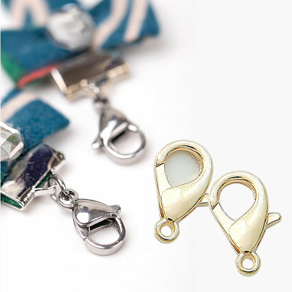 ( 基本金具 ) カニカン 6mm x 12mm (10個) │2種類