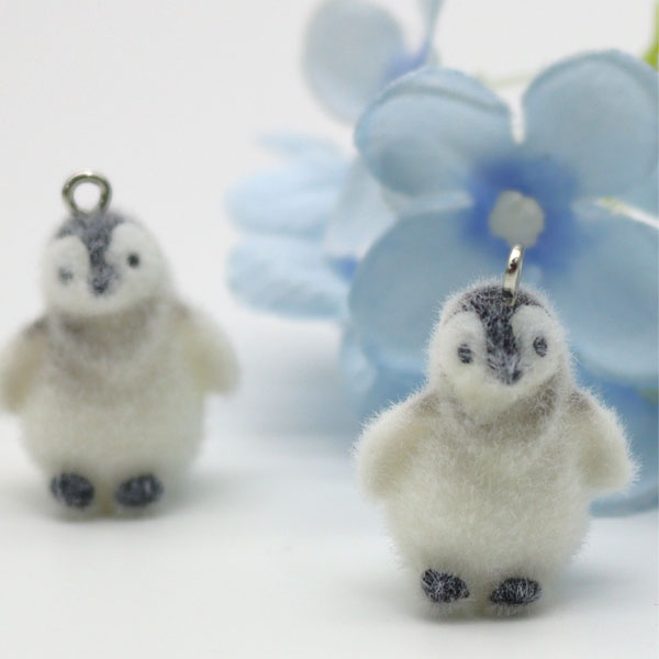 乐天商城 - ( チャーム ) もこもこペンギンちゃん チャーム 1個 │ もこもこシリーズ　【 商用利用可 】