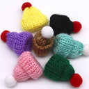 ( チャーム ) ボンボンミニニット帽子 12 color │ 幅3cm x 4cm 【 商用利用可 】