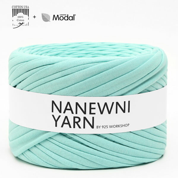 ( Tシャツヤーン ) Pastel Mint Muji ナニューニヤーン(NANEWNI YARN)