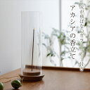 香皿 香立て ガラス アカシア 木 インセンスホルダー インセンストレー ガラス 灰が飛ばない インド製 箱入り ギフト かわいい おしゃれ プレゼント オシャ...
