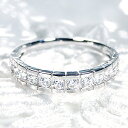 ブランド結婚指輪（マリッジリング） 【送料無料】pt900　0.5ct　ダイヤモンド ふちあり エタニティリング 無色透明【SIクラス】【刻印無料】【品質保証書】プラチナ 婚約指輪 結婚指輪 人気 ハーフエタニティ 重ね着けリング ダイヤ リング ダイア 指輪 0.5ct ジュエリー プレゼント