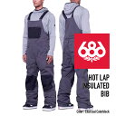 ■商品紹介 [HOT LAP INSULATED BIB] 15,000 MM WATERPROOF / 10,000 GM BREATHABLE +DWR ワイドシルエットのペインターパンツデザインのビブパンツです。 両足部分だけインサレーション入りで上部はシェル仕様となっています。 ショルダーストラップや脇腹のパネルはストレッチが効いてきてノンストレスに着用出来ます。 胸元にはスマートフォンや小銭入れ等が入る収納力抜群のジッパー付きポケットがあり、耐水圧・透湿性はしっかりとあるのでパウダーを楽しむユーザにもオススメです。 ■ブランド紹介 [686] 1992年ロサンゼルスで誕生。 【期待以上のものを提供する】【平均は受け入れられない】という理想を基に、探求心を忘れず革新的でユニークなモノを作り続け、予想以上の驚きと着る事の楽しさ、最高のパフォーマンスを求めるユーザーの期待を超える努力を続けています。 ■保証 本品は日本正規品になります。 日本代理店のサポート、及びメーカー保証が付属いたしますのでご安心ください。 ■サイズチャート 686はUSサイズ基準となっています。FIT GUIDEはメーカーが推奨するサイズの目安となりますが、商品によりサイズスペックが異なりますので、実際に商品をご試着される事をお薦めいたします。 MENS PNT OUTERWEAR FIT GUIDE (単位CM) XS S M L XL XXL 適応身長 150-156 155-163 162-171 168-178 175-184 181-191 ウエスト 76-81 81-86 86-91 91-96 96-101 101-107 ヒップ 90-96 95-102 100-108 106-113 110-118 115-120 膝回り 48-50 50-52 52-54 54-56 56-58 58-60 裾回り 50-51 51-52 52-53 53-54 54-55 55-56 レングス 76-78 78-80 79-81 80-82 81-83 82-84 関連商品[日本正規品]スノーボード ウェア シックスエイトシックス パンツ 2...32,384円[日本正規品]スノーボード ウェア シックスエイトシックス パンツ 2...32,384円[日本正規品]スノーボード ウェア シックスエイトシックス パンツ 2...32,384円[日本正規品]スノーボード ウェア シックスエイトシックス パンツ 2...32,384円[日本正規品]スノーボード ウェア シックスエイトシックス パンツ 2...32,384円[日本正規品]スノーボード ウェア シックスエイトシックス パンツ 2...32,384円[日本正規品]スノーボード ウェア シックスエイトシックス パンツ 2...30,272円