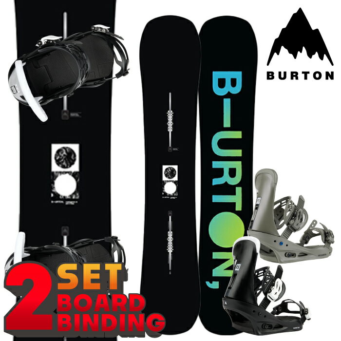 楽天Ne.S.T［今だけ取付無料!!]バートン ボード × ビンディング 2点セット 2024 BURTON INSTIGATOR × FREESTYLE インスティゲーター フリースタイル 2点SET バインディング スノーボード ビンディング 板 ボード スノボー メンズ 男性 エントリーモデル ビギナー[日本正規品]