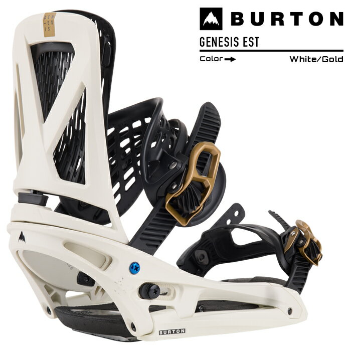 [日本正規品]スノーボード ビンディング バートン ジェネシスEST 2024 BURTON MEN'S GENESIS EST White..