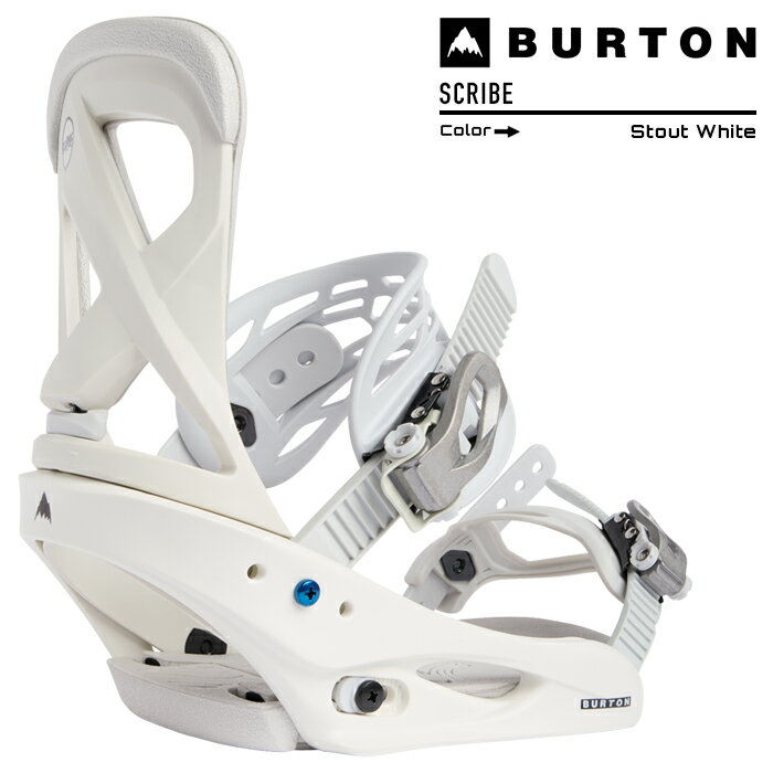 スノーボード ビンディング バートン スクライブ リフレックス 2024 BURTON WOMEN'S SCRIBE Re:Flex Stout White バインディング スノボー 23-24 女性 レディース ウーマンズ