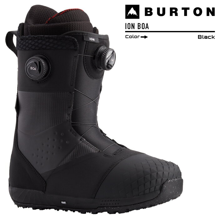 日本正規品 スノーボード ブーツ バートン アイオン ボア 2024 BURTON MEN 039 S ION BOA Black スノボー 23-24 男性 メンズ BOAフィットシステム