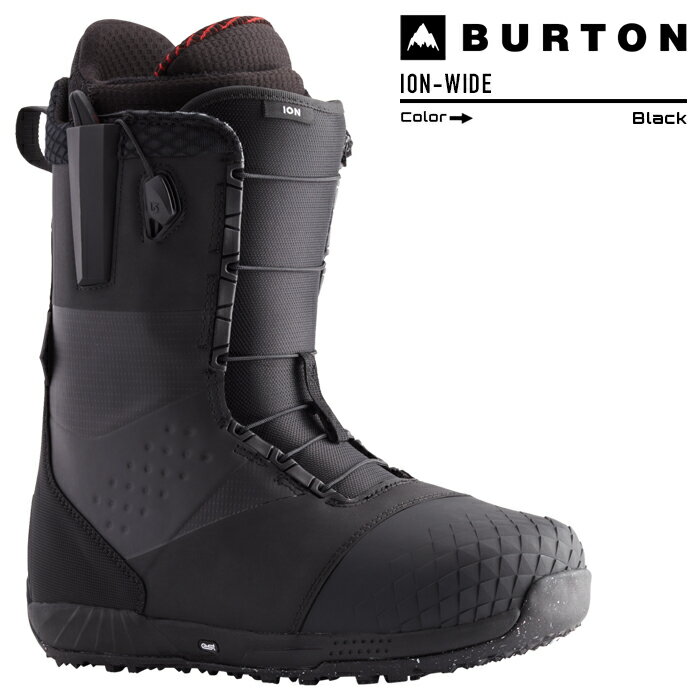 [日本正規品]スノーボード ブーツ バートン アイオン ワイド 2024 BURTON MEN'S ION WIDE Black スノボー 23-24 男性 メンズ SPEEDZONEレーシング