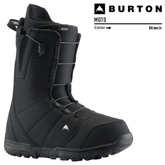 [日本正規品]スノーボード ブーツ バートン モト 2024 BURTON MEN'S MOTO Black スノボー 23-24 男性 メンズ SPEEDZONEレーシング