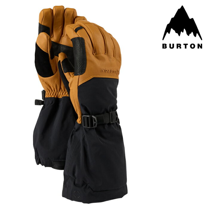 日本正規品 スノーボード 手袋 バートン 2024 BURTON AK EXPEDITION GORE-TEX GLOVES Honey/True Black バートン エクスペディション ゴアテックス グローブ ブラウン ブラック スノーボード 23-24