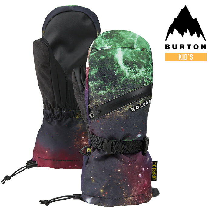 スノーボード 手袋 バートン 2024 BURTON KIDS' VENT MITTENS Painted Planets バートン キッズ ベント ミトン スノーボード グローブ 23-24