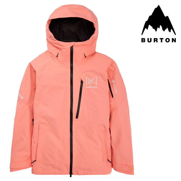 スノーボード ウェア バートン ジャケット 2024 BURTON MEN'S  CYCLIC GORE-TEX 2L JACKET Reef Pink メンズ 男性 ゴアテックス スノボー 23-24 日本正規品