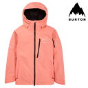 日本正規品 スノーボード ウェア バートン ジャケット 2024 BURTON MEN S AK CYCLIC GORE-TEX 2L JACKET Reef Pink メンズ 男性 ゴアテックス スノボー 23-24 日本正規品