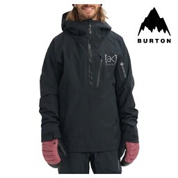 [日本正規品]スノーボード ウェア バートン ジャケット 2024 BURTON MEN'S [AK] VELOCITY GORE-TEX 2L ANORAK JACKET True Black メンズ 男性 ゴアテックス アノラック スノボー 23-24 日本正規品