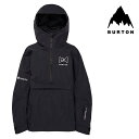 スノーボード ウェア バートン ジャケット 2024 BURTON WOMEN'S  KIMMY GORE-TEX 2L ANORAK JACKET True Black レディース ウーマンズ 女性 ゴアテックス アノラック スノボー 23-24 日本正規品