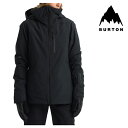 バートン [日本正規品]スノーボード ウェア バートン ジャケット 2024 BURTON WOMEN'S [AK] EMBARK GORE-TEX 2L JACKET True Black レディース ウーマンズ 女性 ゴアテックス スノボー 23-24 日本正規品