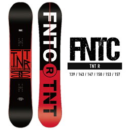 [日本正規品]スノーボード 板 ボード エフエヌティーシー 2024 FNTC TNT R Black Red ブラックレッド 黒赤 ティーエヌティーアール グラトリ TNTR ファナティック FANATIC スノボー 23-24 男性 メンズ