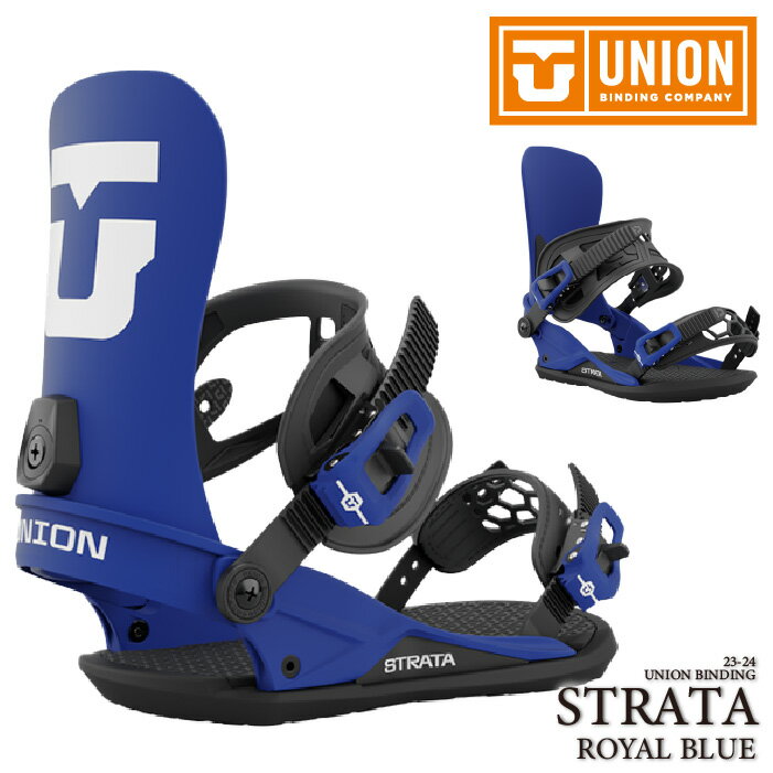 日本正規品 スノーボード ビンディング ユニオン ストラータ チームHB 2024 UNION STRATA TEAM HB Royal Blue スノボー 23-24 メンズ 男性