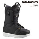 レビューでクーポン★日本正規品 スノーボード ブーツ サロモン SALOMON PEARL Black パール レディース 24-25