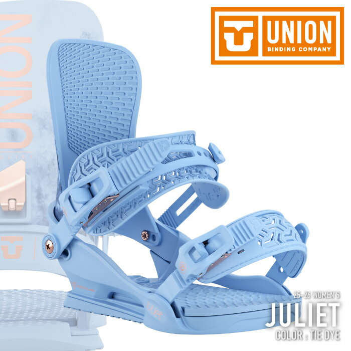 レビューでクーポン★[日本正規品] スノーボード ビンディング ユニオン UNION JULIET Tie Dye ジュリエット バインディング レディース 25-26 予約