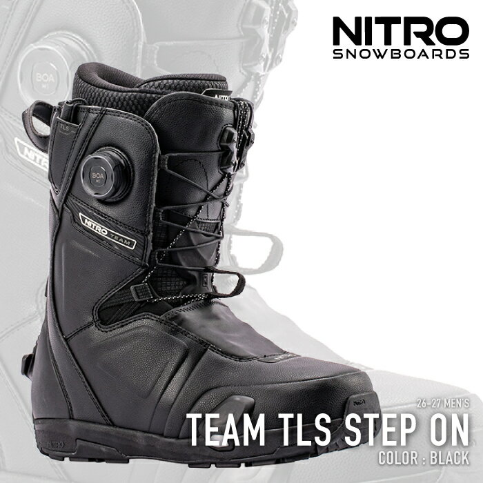 ���r���[�ŃN�[�|�����X�m�[�{�[�h �u�[�c �i�C�g�� NITRO TEAM TLS Step ON Black �`�[�� �e�B�[�G���G�X �X�e�b�v�I�� �����Y 26-27