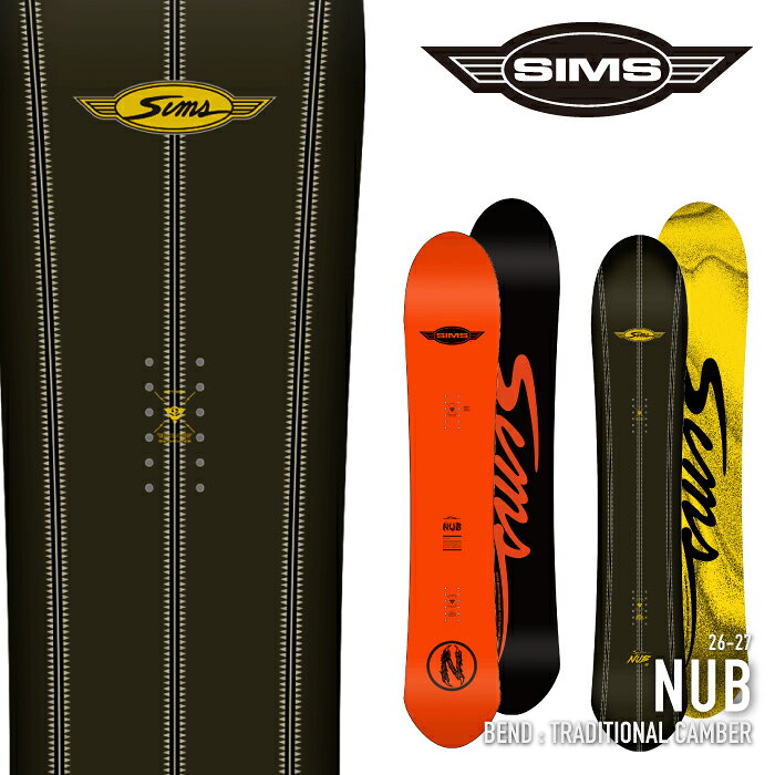 ���r���[�ŃN�[�|����[���{���K�i] �X�m�[�{�[�h �� �V���X SIMS NUB Black / Nut Butter �i�u �����Y ���f�B�[�X 26-27