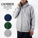 キャンバー パーカー CAMBER CHILL BUSTER ZIPER HOODED #531 Grey グレー Dark Green ダークグリーン Navy ネイビー ヘビウエイト チルバスター ジッパー フーディー オーバーサイズ 大きいサイズ 肉厚パーカー フーディーサーマル 裏地 作業着 メンズ 男性 MADE IN USA