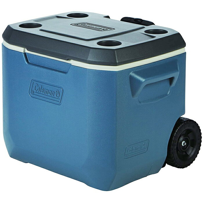 【アウトレット/凹みあり】コールマン ウィールクーラーボックス COLEMAN COOLER 50QT 3000005889 中型 キャンプ アウトドア BBQ 釣り 部活 スポーツ ファミリーサイズ デュオキャン タイヤ付き