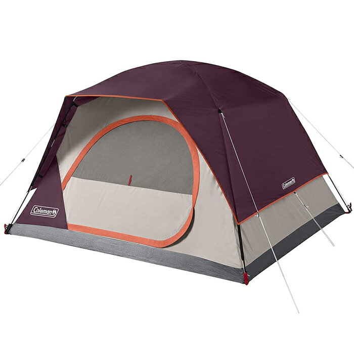 コールマン テント COLEMAN SKYDOME TENT 6P 2000036463 Black Berry スカイドームテント ドーム型 キャンプ アウトドア 6人用 オールウェザー 全天候型