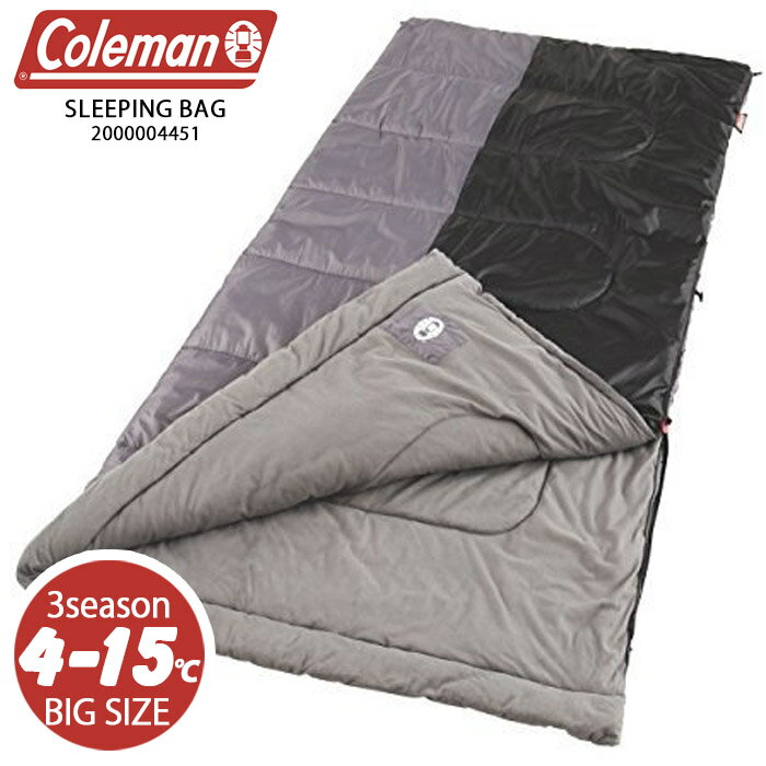 コールマン 寝袋 シュラフ 寝具 COLEMAN SLEEPING BAG 2000004451 Biscayne スリーピングバッグ 封筒型 軽量 ソロキャン ブッシュクラフト ツーリング 車中泊 キャンプ アウトドア レジャー