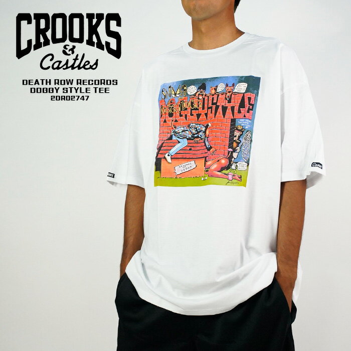 楽天Ne.S.Tクルックス アンド キャッスルズ Tシャツ CROOKS & CASTLES DEATH ROW RECORDS DOGGY STYLE TEE 2DR02747 White ホワイト デスロウ スヌープ SNOOP DOGG ドギースタイル HIPHOP チカーノ 大きいサイズ XXL 2XL コラボレーション ヒップホップ グラフィック 半袖 メンズ 男性