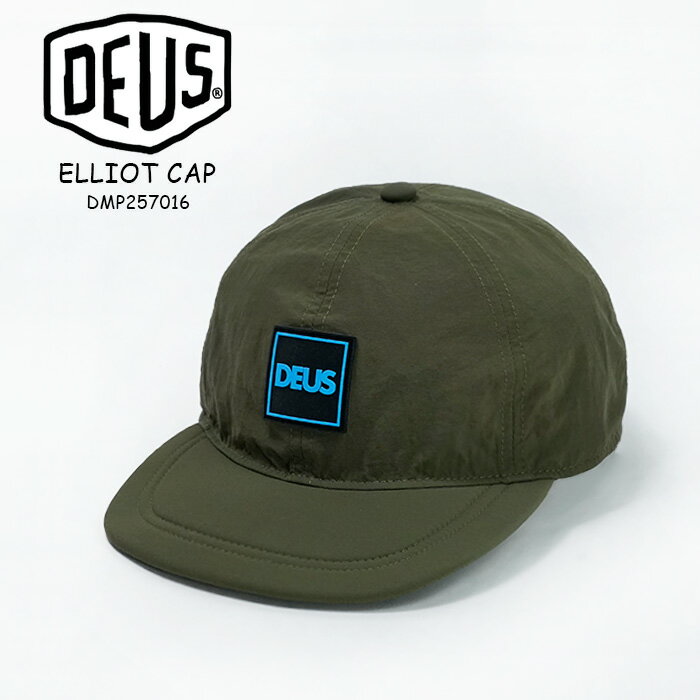 Rakuten - レビューでクーポン★デウスエクスマキナ キャップ 帽子 Deus Ex Machina ELLIOT CAP DMP257016 Clover ロゴ 折りたたみ メンズ レディース ユニセックス