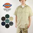 ディッキーズ ワークシャツ Dickies SHORT SLEEVE WOR