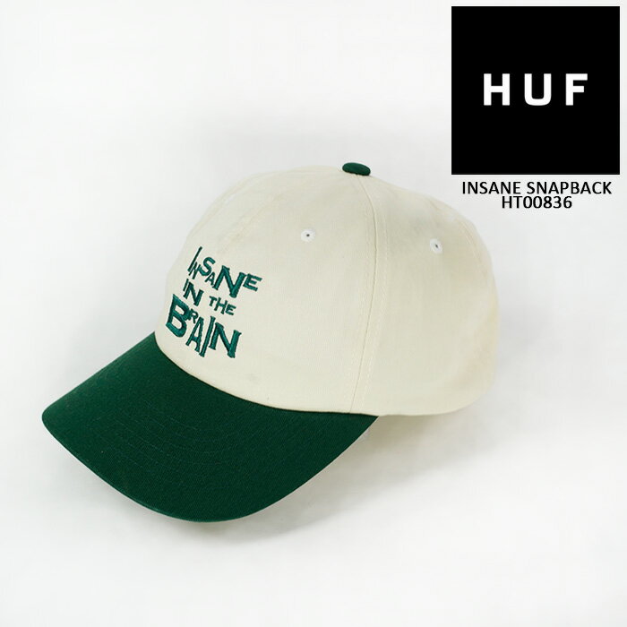 ϥ å ˹ HUF  CYPRESS HILL INSANE SNAPBACK HT00836 Natural ʥ ץ쥹ҥ ʥåץХå ҥåץۥå åѡ Ρ  ϥ  SB ȥܡ  