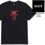 ハフ Tシャツ HUF DEEP ENLIGHTENMENT S/S TEE TS01703 JENKEM Black ジェンケムコラボ 半袖 ショートスリーブ スケート SB スケートボード スケーター メンズ 男性 春夏