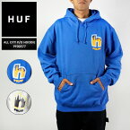 ハフ パーカー プルオーバー フーディー HUF ALL CITY P/O HOODIE PF00577 Cobalt コバルト 青 Heather Grey ヘザーグレー 大きいサイズ 2XL XXL スケート SB スケートボード メンズ 男性 スケーター ストリート SK8 ブランド