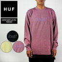 ハフ ロンT 長袖Tシャツ HUF CERTIFICATE L/S TEE TS01932 Black ブラック 黒 Lime ライム Maube モーブ 大きいサイズ 2XL XXL スケート SB スケートボード メンズ 男性 スケーター ストリート SK8 ブランド