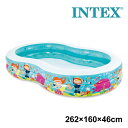 レビューでクーポン★インテックス INTEX スイムセンターパラダイスシーサイドプール U-56490 ビニールプール 家庭用プール