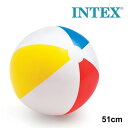 レビューでクーポン★【ネコポス発送】インテックス INTEX グロッシーパネルボール 51cm U-59020 ビーチボール 海 プール