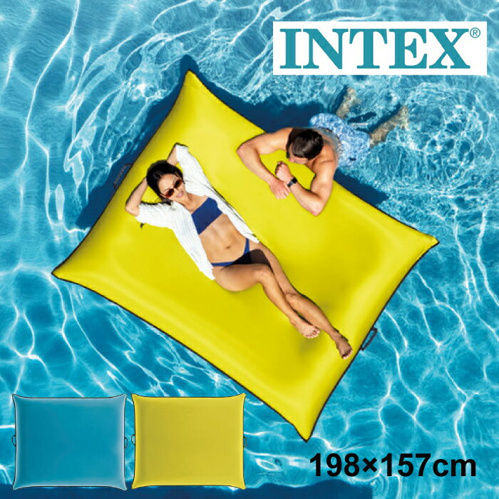 レビューでクーポン★フロート マット インテックス INTEX ラクスラウンジ U-56794 プール
