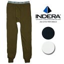 インデラミルズ アンダーパンツ INDERA MILLS 286 ICETEX PERFORMANCE THERMALS 286DR Khaki White Black パフォーマンス リブニット ミリタリーイシュー ワーク 防寒 無地 シンプル 頑丈 メンズ 男性