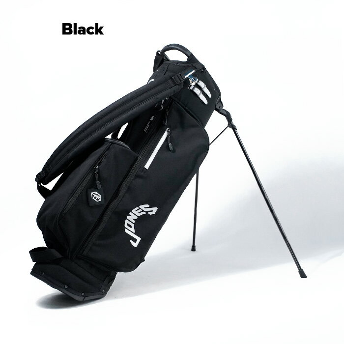 希少 JONES オールブラック キャディバッグ 希少 JONES オールブラック キャディバッグ 希少 JONES オールブラック