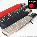 クニルプス 折りたたみ傘 Knirps TS 200 FLAT DUOMATIC UMBRELLA 4200 傘 携帯用 誕生日プレゼント ラッピング コンパクト 収納ケース付き 梅雨 長雨 メンズ レディース ユニセックス 通勤 通学【ラッピングOK/プレゼントに 】