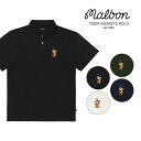 レビューでクーポン★マルボンゴルフ ポロシャツ Malbon Golf TIGER BUCKETS POLO M-7880 タイガーバケットポロ ブラック 黒 ...