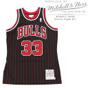 ミッチェル＆ネス ユニフォーム MITCHELL & NESS Authentic Jersey - Scottie Pippen #33 7226A300958SPIPP Black ピッペン シカゴブル..